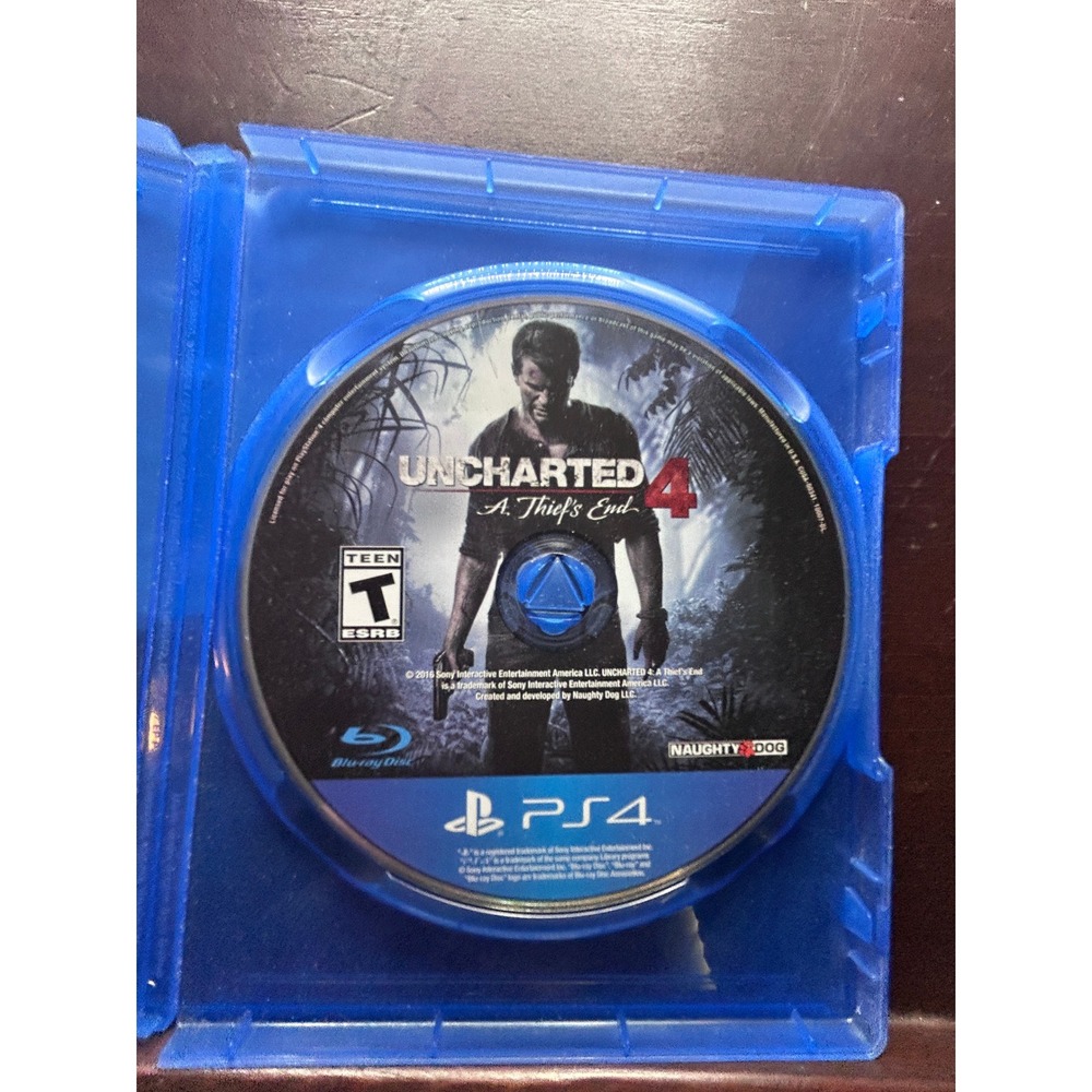Uncharted 4 A Thiefs End Sony PlayStation 4 PS4 Video Game Naughty Dog T Rated - Picture 4 of 5
